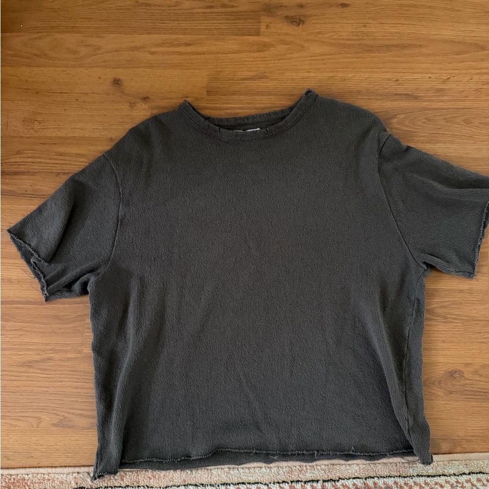 Zara Charcoal Short Sleeve Tee